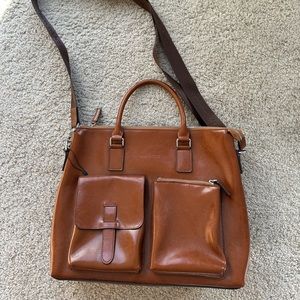 Brown Tote Bag / Laptop Bag